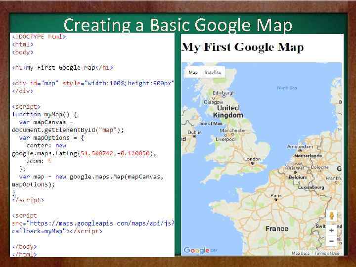 Creating a Basic Google Map 