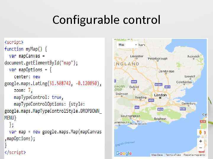Configurable control 