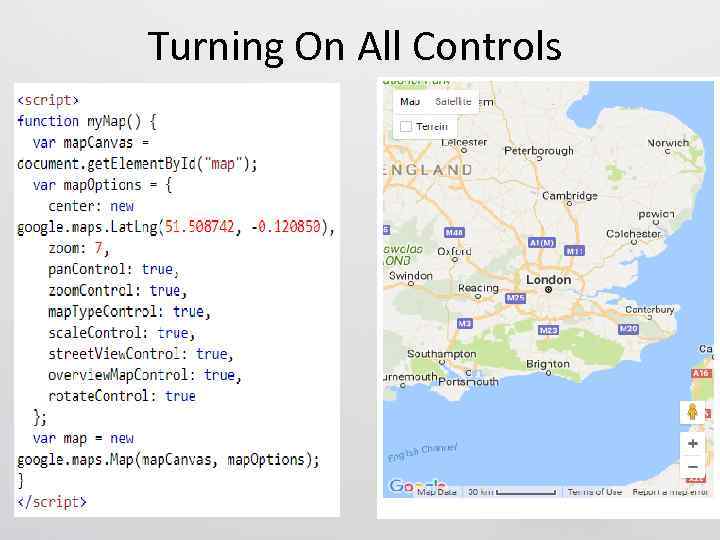 Turning On All Controls 