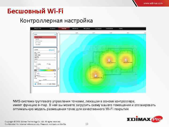 Бесшовный Wi-Fi Контроллерная настройка NMS-система группового управления точками, лежащая в основе контроллера, имеет функцию