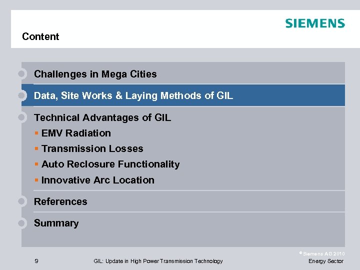 Content Challenges in Mega Cities Data, Site Works & Laying Methods of GIL Technical