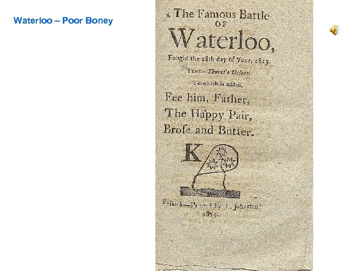 Waterloo – Poor Boney 