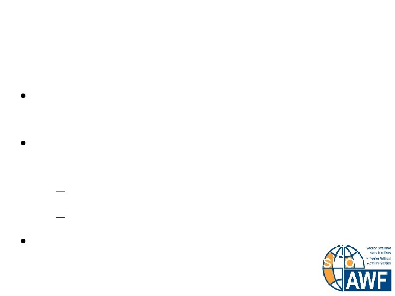 Risk Assessment & Communication • Need to establish regular schedule of assessment • Assessments