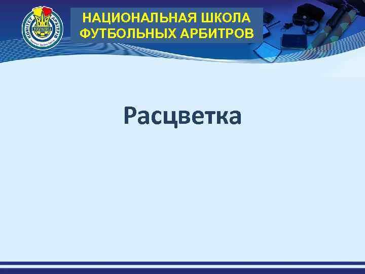 НАЦИОНАЛЬНАЯ ШКОЛА ФУТБОЛЬНЫХ АРБИТРОВ Расцветка 