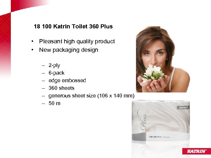 18 100 Katrin Toilet 360 Plus • Pleasant high quality product • New packaging