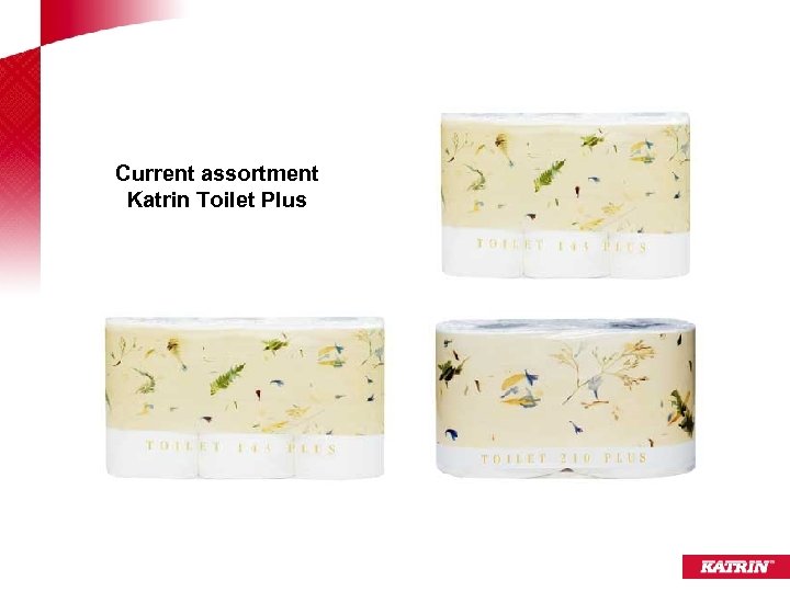 Current assortment Katrin Toilet Plus 