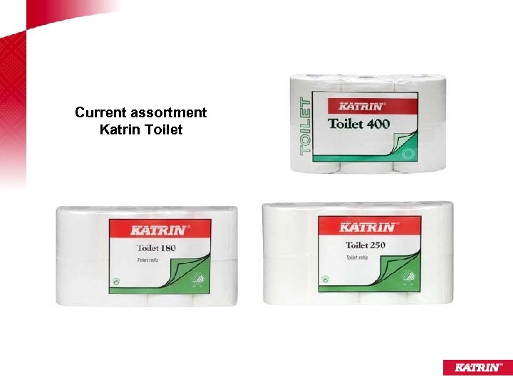 Current assortment Katrin Toilet 