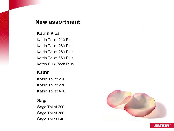 New assortment Katrin Plus Katrin Toilet 210 Plus Katrin Toilet 250 Plus Katrin Toilet