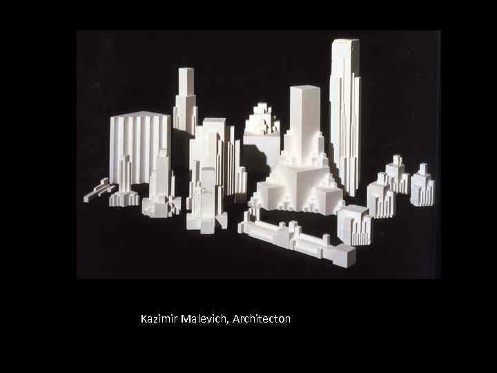 Kazimir Malevich, Architecton 