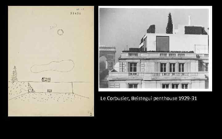 Le Corbusier, Beistegui penthouse 1929 -31 