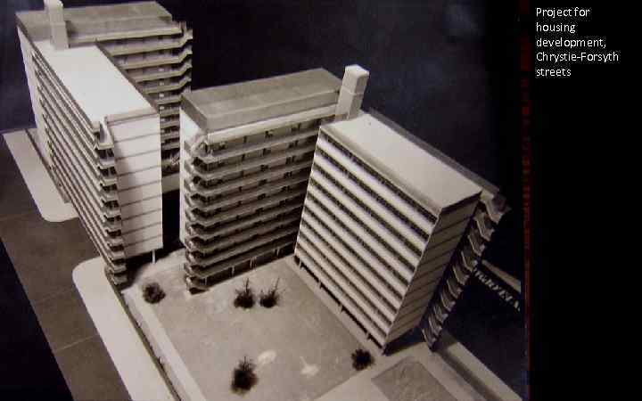 Project for housing development, Chrystie-Forsyth streets 