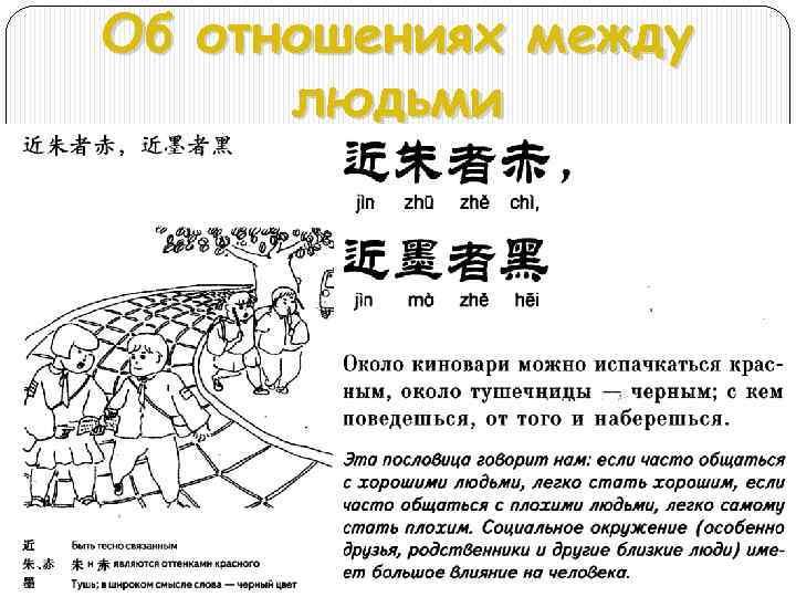 Об отношениях между людьми 