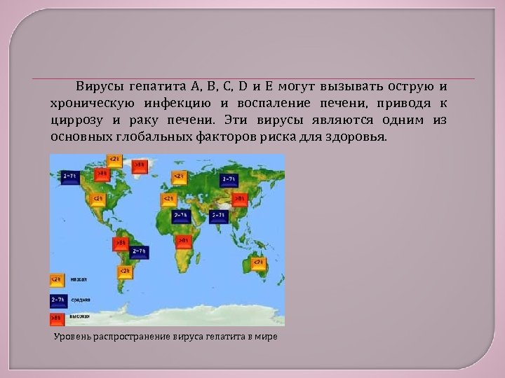 Вирусы гепатита А, В, С, D и E могут вызывать острую и хроническую инфекцию