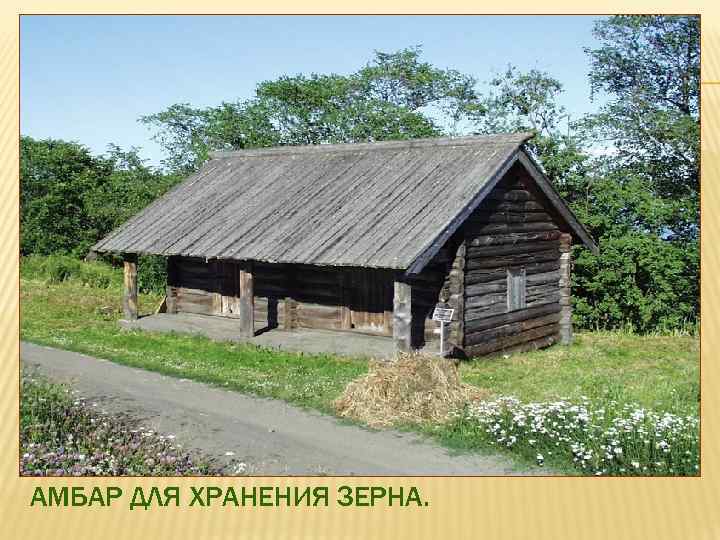 АМБАР ДЛЯ ХРАНЕНИЯ ЗЕРНА. 