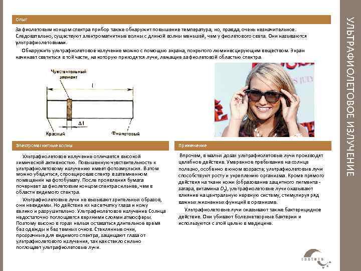 За фиолетовым концом спектра прибор также обнаружит повышение температура, но, правда, очень незначительное. Следовательно,