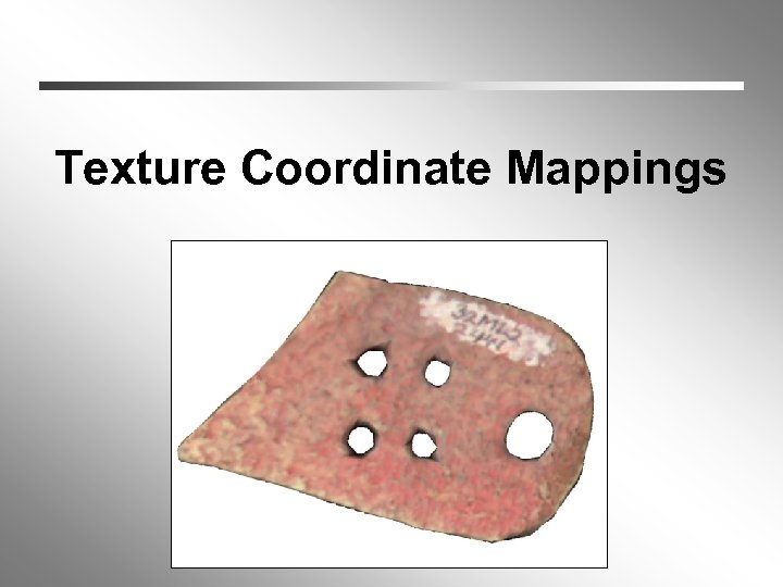 Texture Coordinate Mappings 