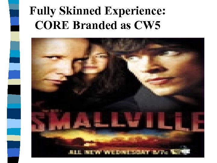 Fully Skinned Experience: CORE Branded as CW 5 