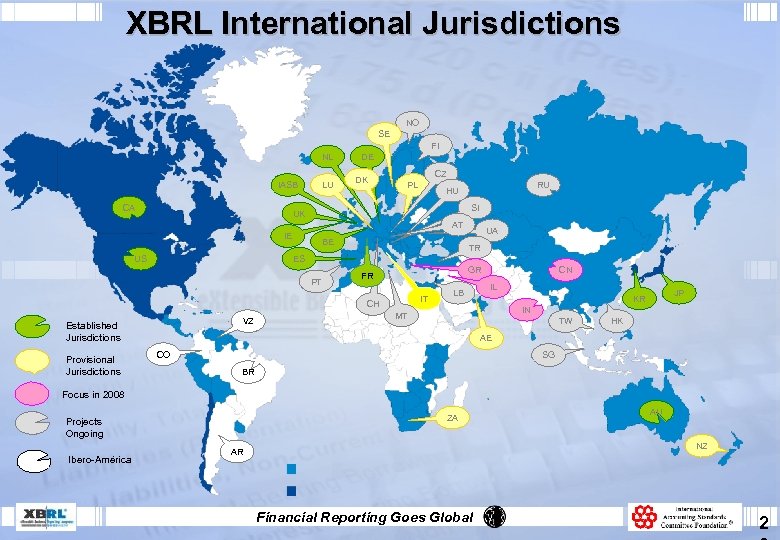 XBRL International Jurisdictions NO SE FI NL IASB CA LU DE DK CZ PL