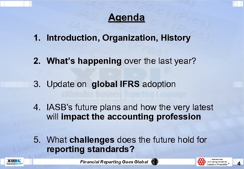 Agenda 1. Introduction, Organization, History 2. What’s happening over the last year? 3. Update