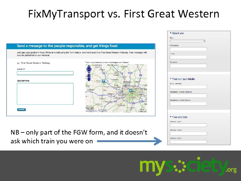 Fix. My. Transport vs. First Great Western NB – only part of the FGW