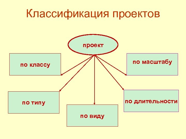 Каким бывает проект