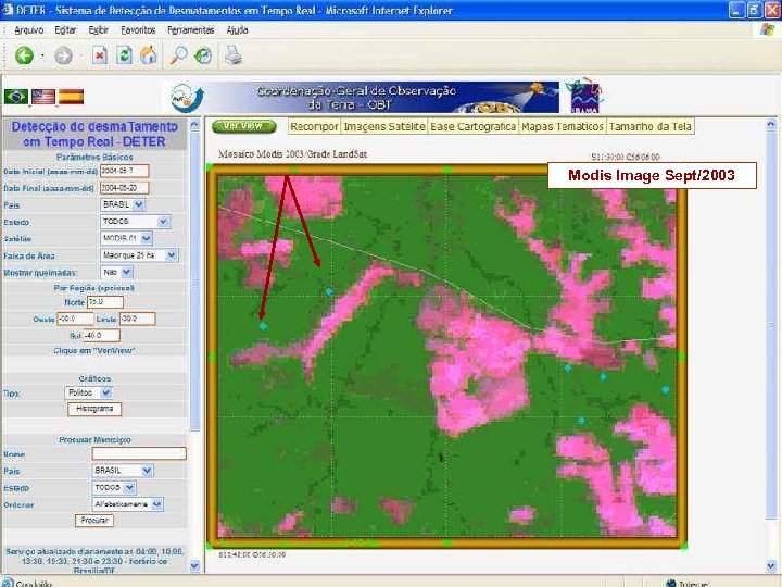 Modis Image Sept/2003 