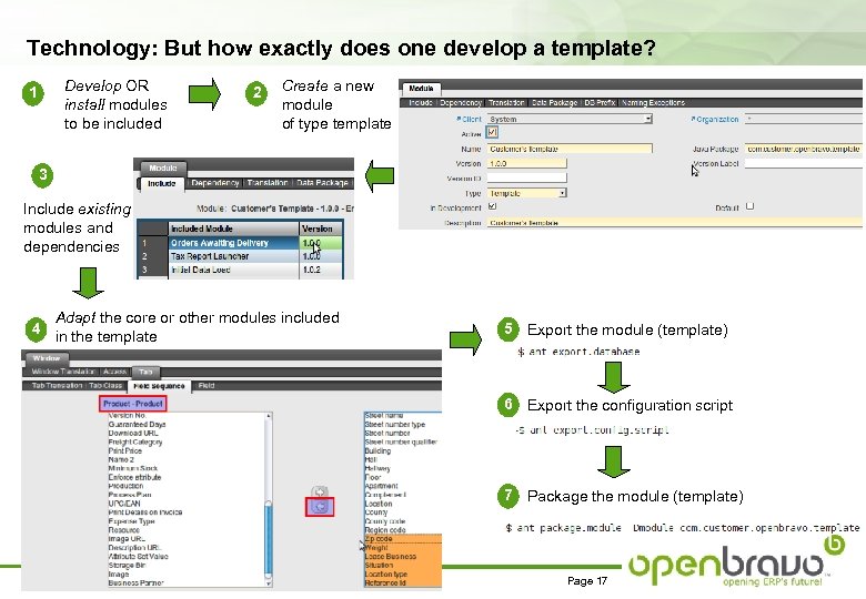 Technology: But how exactly does one develop a template? Develop OR install modules to