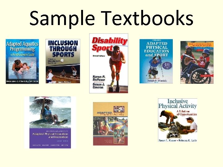 Sample Textbooks 