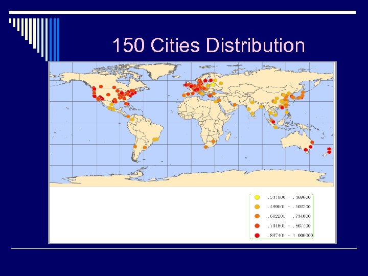150 Cities Distribution 