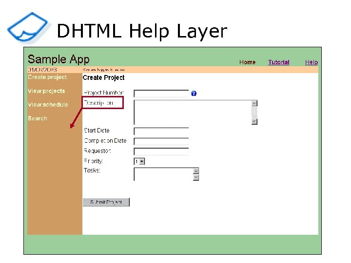 DHTML Help Layer 