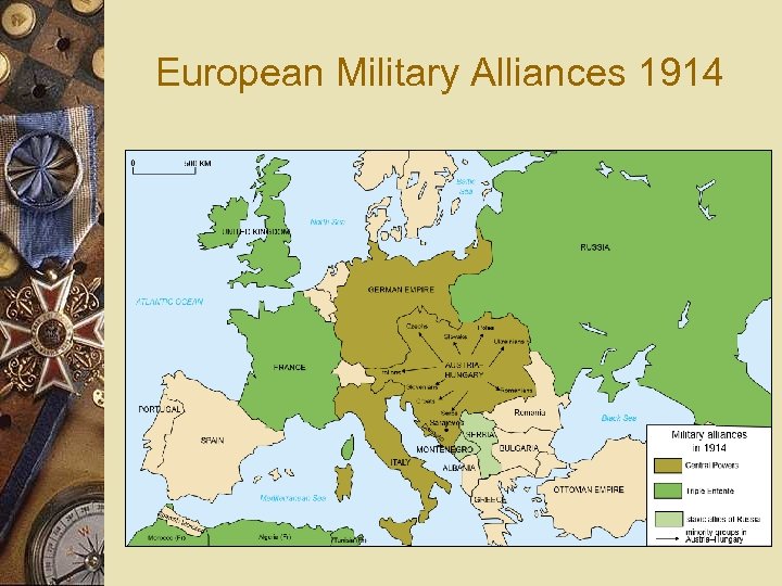 European Military Alliances 1914 