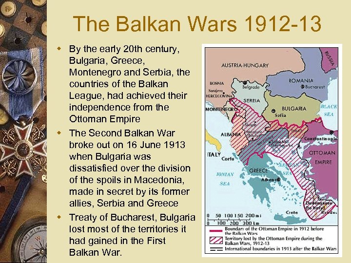 The Balkan Wars 1912 13 w By the early 20 th century, Bulgaria, Greece,
