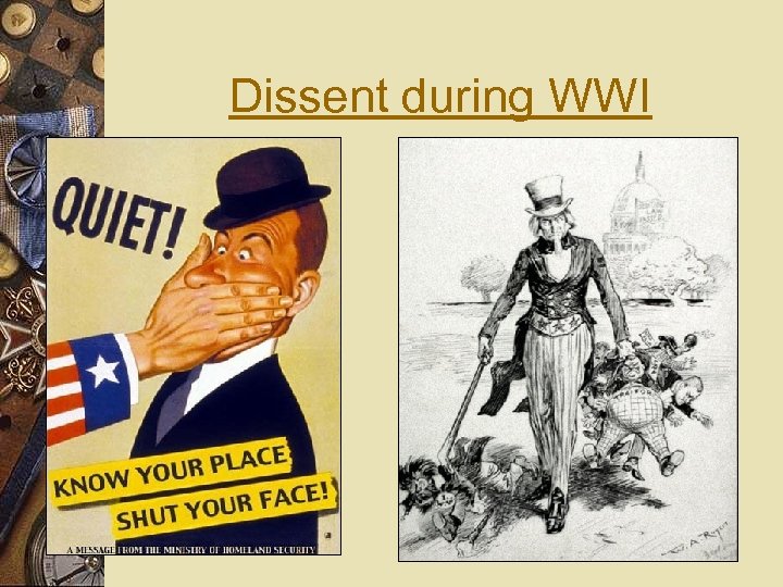Dissent during WWI 
