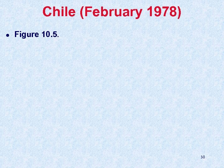 Chile (February 1978) l Figure 10. 5. 30 
