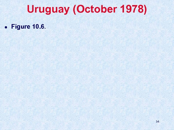 Uruguay (October 1978) l Figure 10. 6. 34 