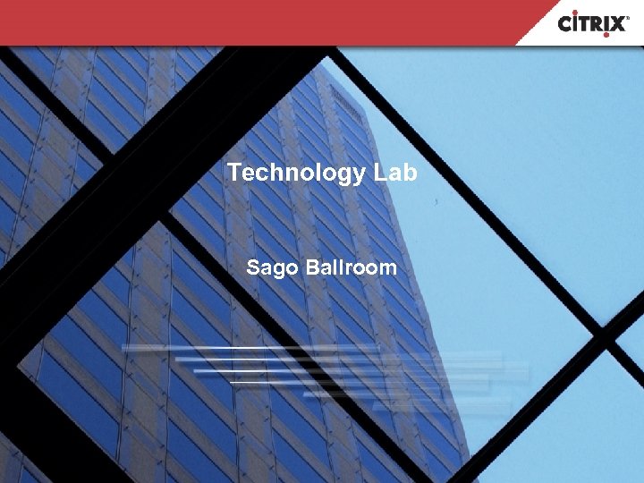 Technology Lab Sago Ballroom 