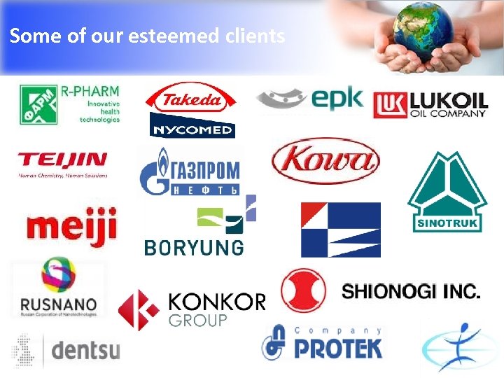 Some of our esteemed clients 