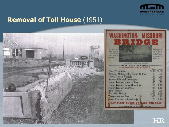 Removal of Toll House (1951) 