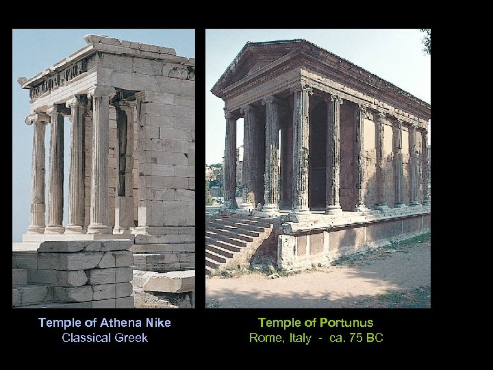 Temple of Athena Nike Classical Greek Temple of Portunus Rome, Italy - ca. 75