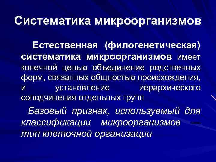 Основным руководством по систематике микроорганизмов является