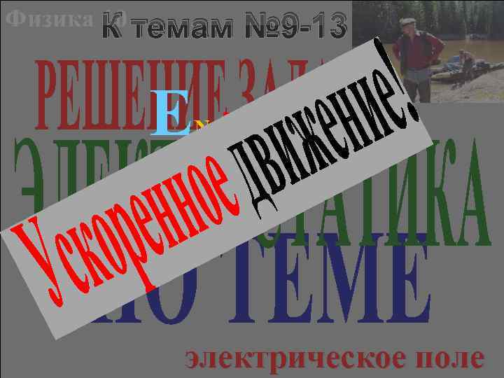 Физика К темам 10 E N № 9 -13 = k Qc 2 R
