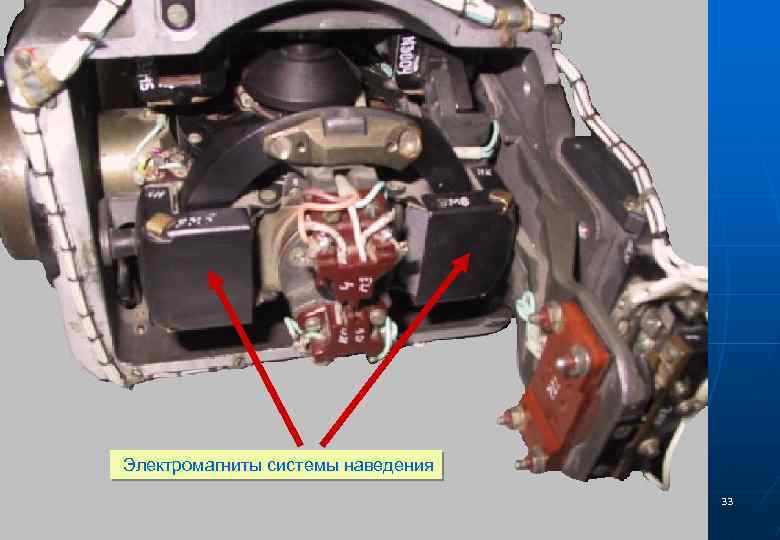 Электромагниты системы наведения 33 