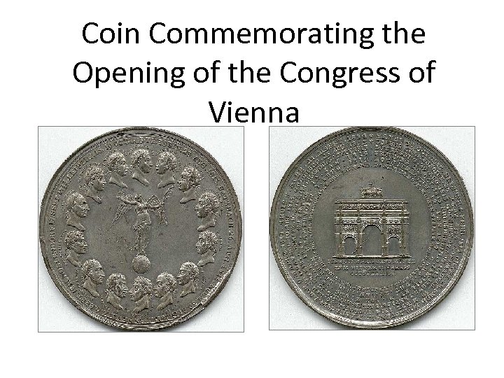 Coin Commemorating the Opening of the Congress of Vienna 