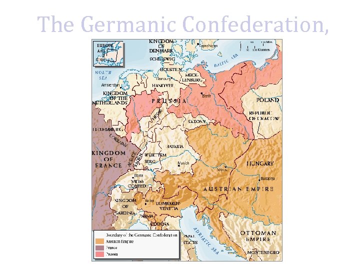 The Germanic Confederation, 1815 