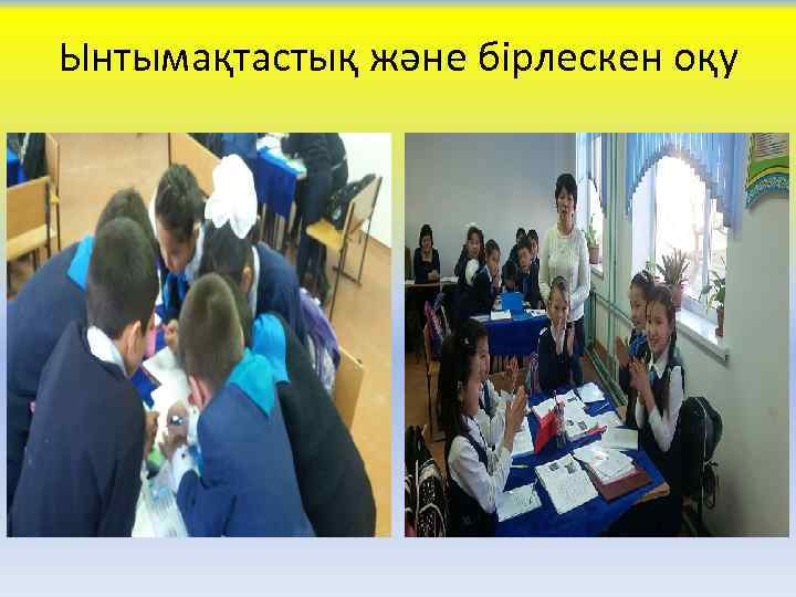Ынтымақтастық және бірлескен оқу 