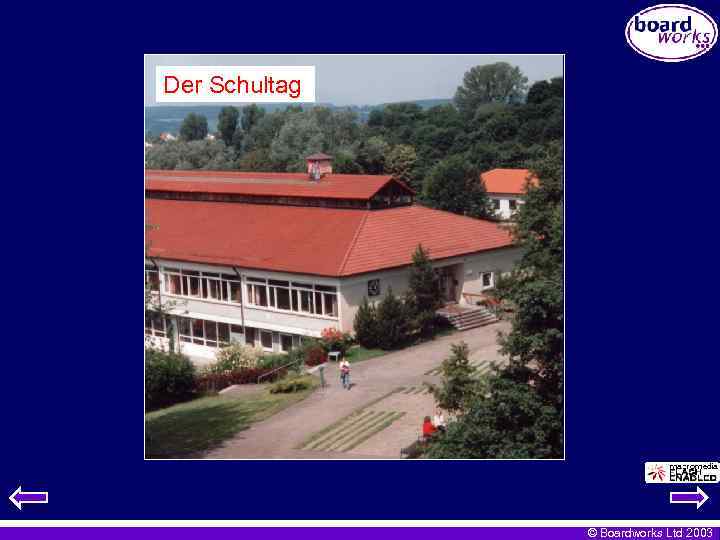 Der Schultag © Boardworks Ltd 2003 