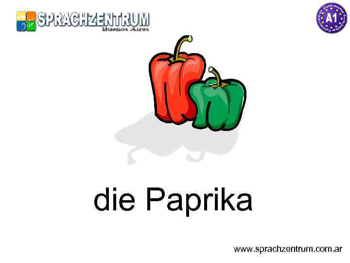 die Paprika www. sprachzentrum. com. ar 