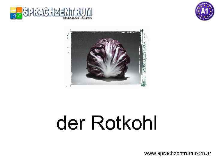 der Rotkohl www. sprachzentrum. com. ar 