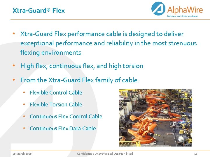 Xtra-Guard® Flex • Xtra-Guard Flex performance cable is designed to deliver exceptional performance and