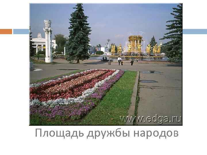 Площадь дружбы народов 